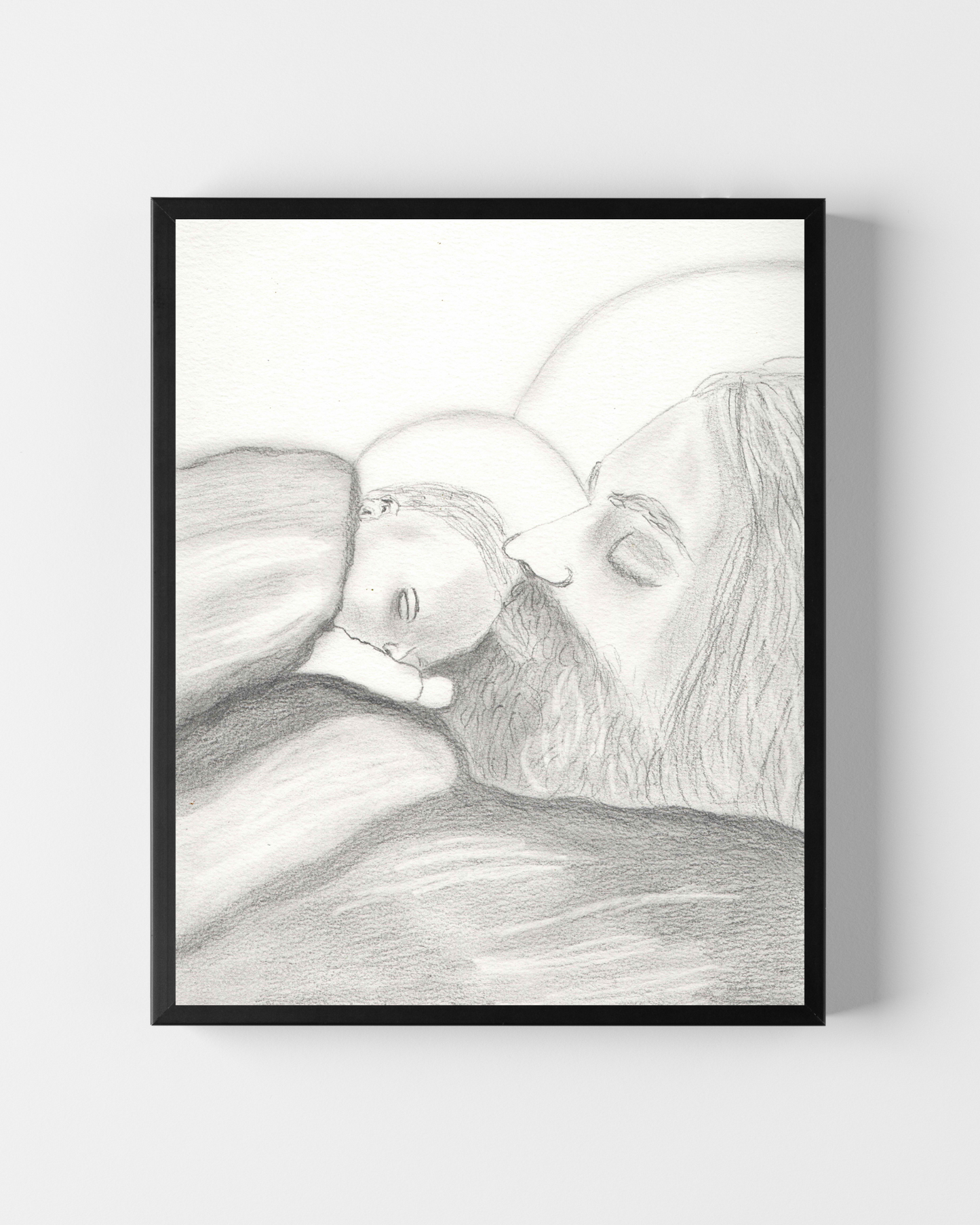 Joseph and Jesus Sleeping Artwork