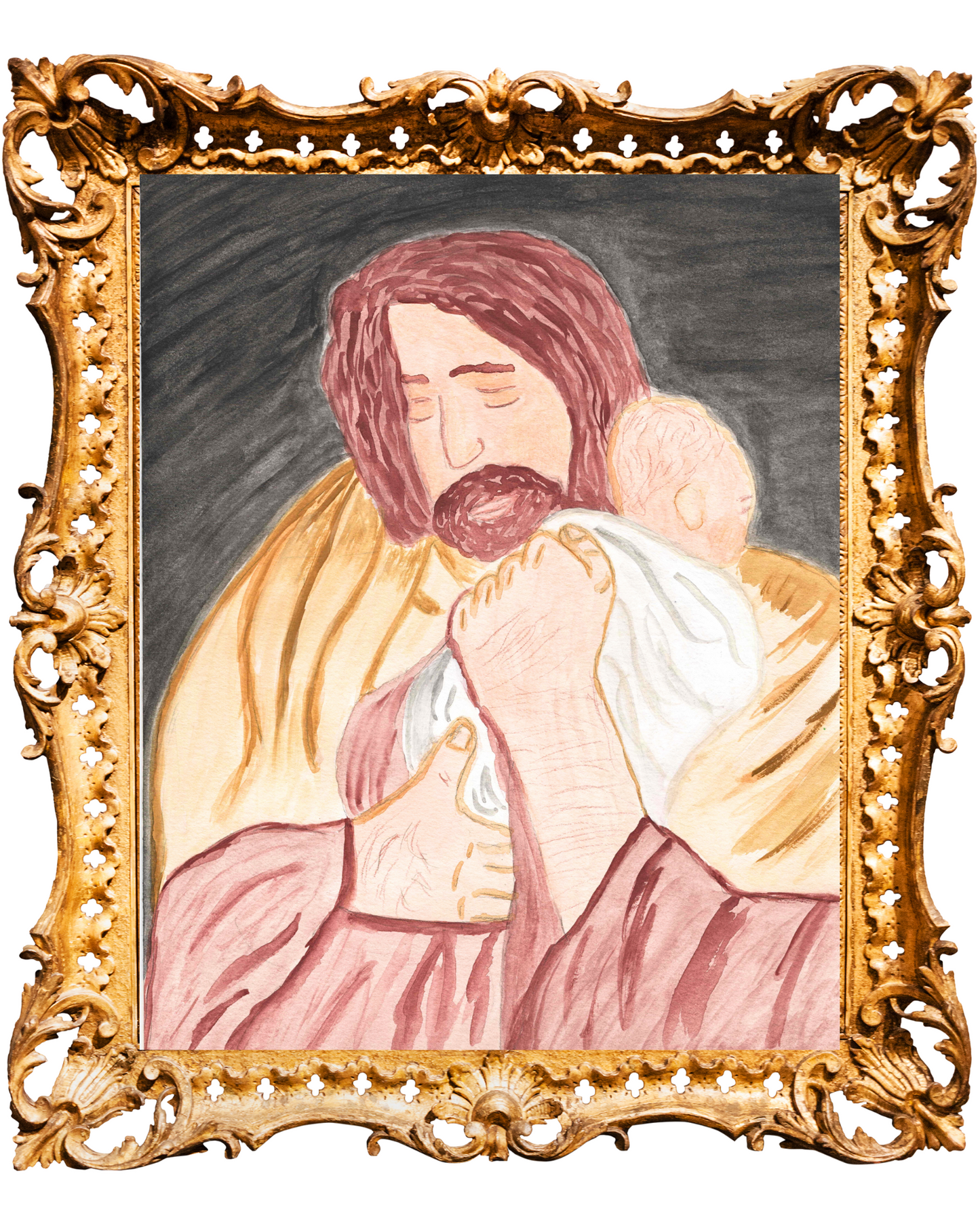 The Holy Family Collection of Watercolor Prints