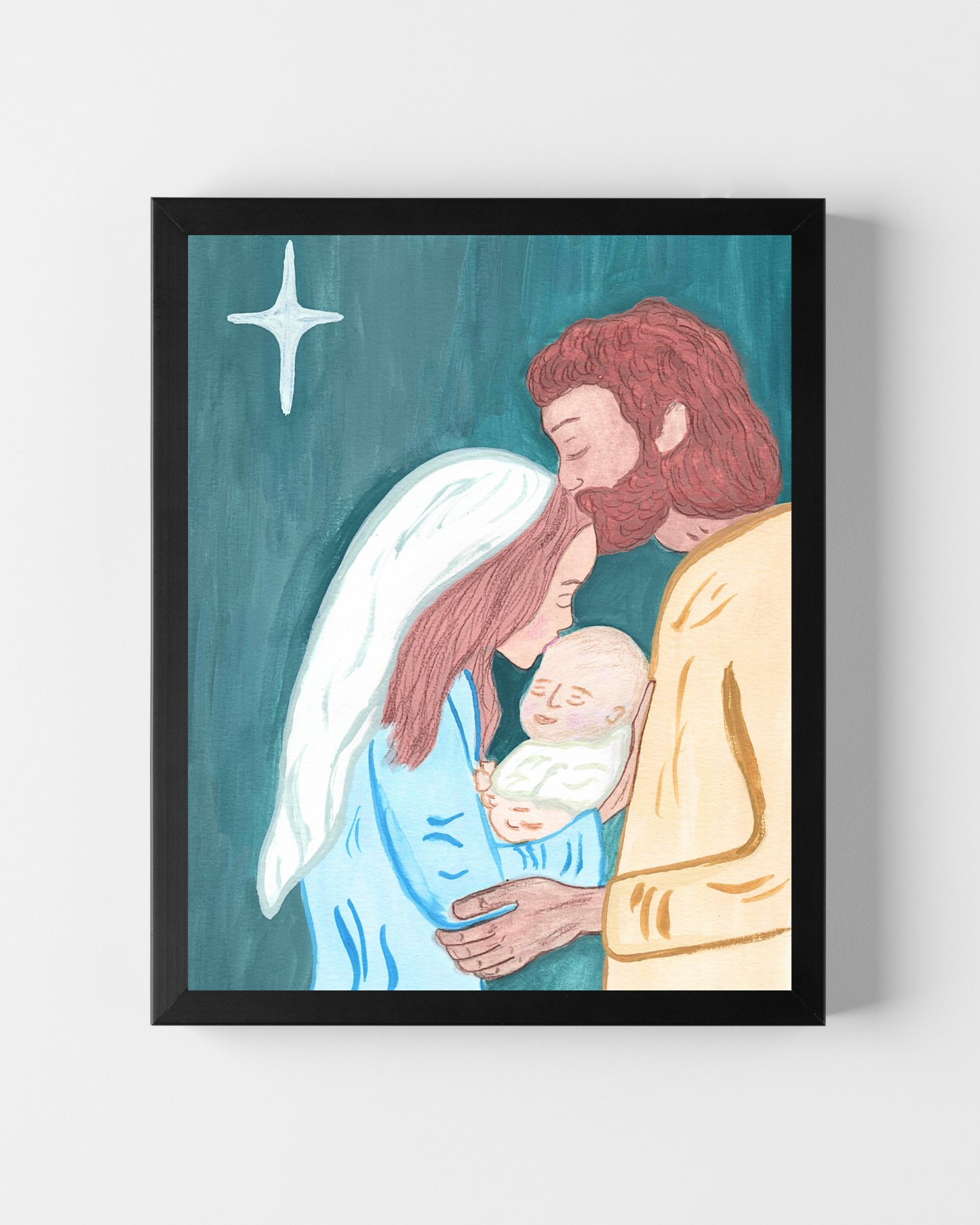 Holy Family Christmas Print