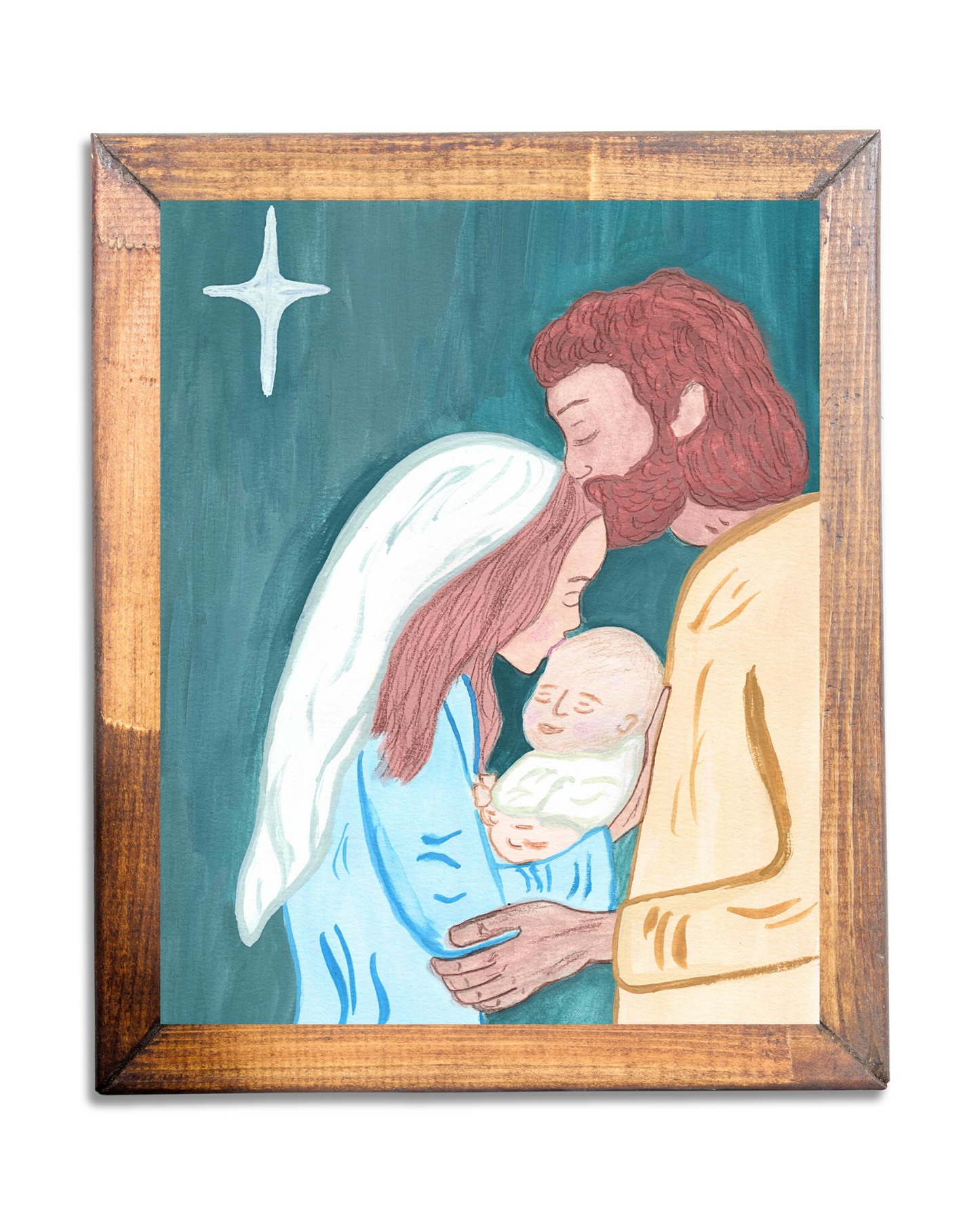 Holy Family Christmas Print