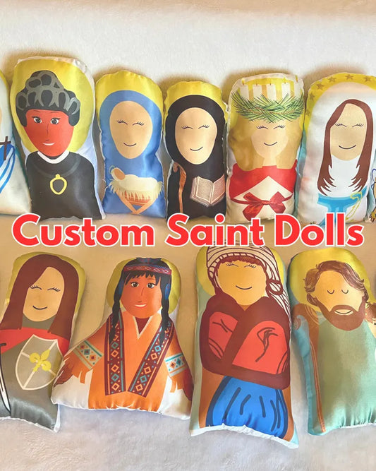 Custom Stuffed Saint Dolls (add customization at checkout in notes)