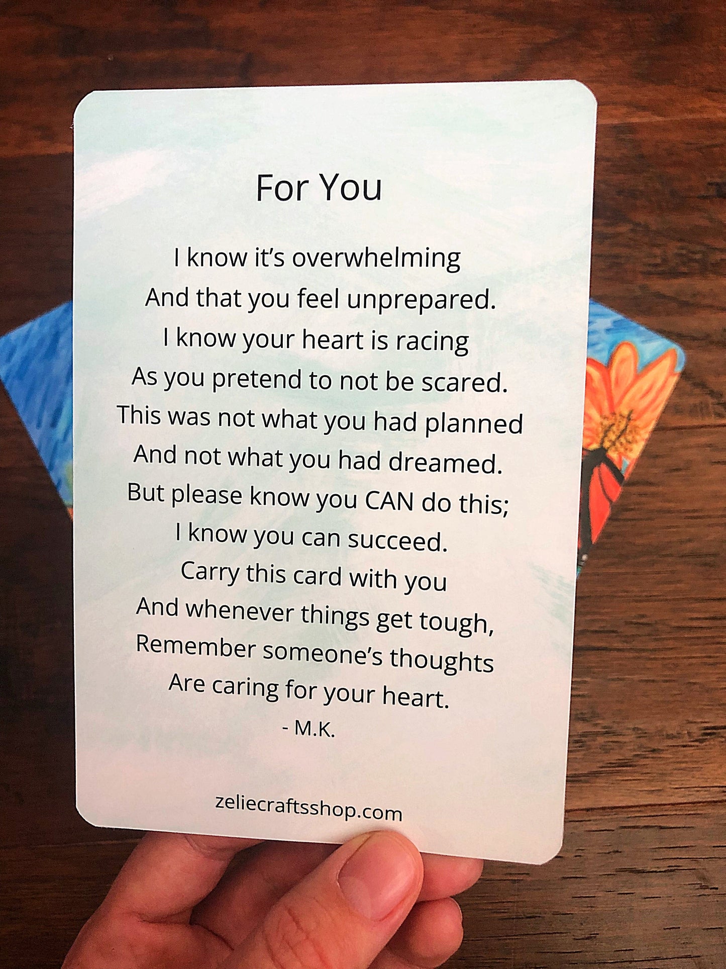 Pro-life prayer card - Card for Unplanned Pregnancies