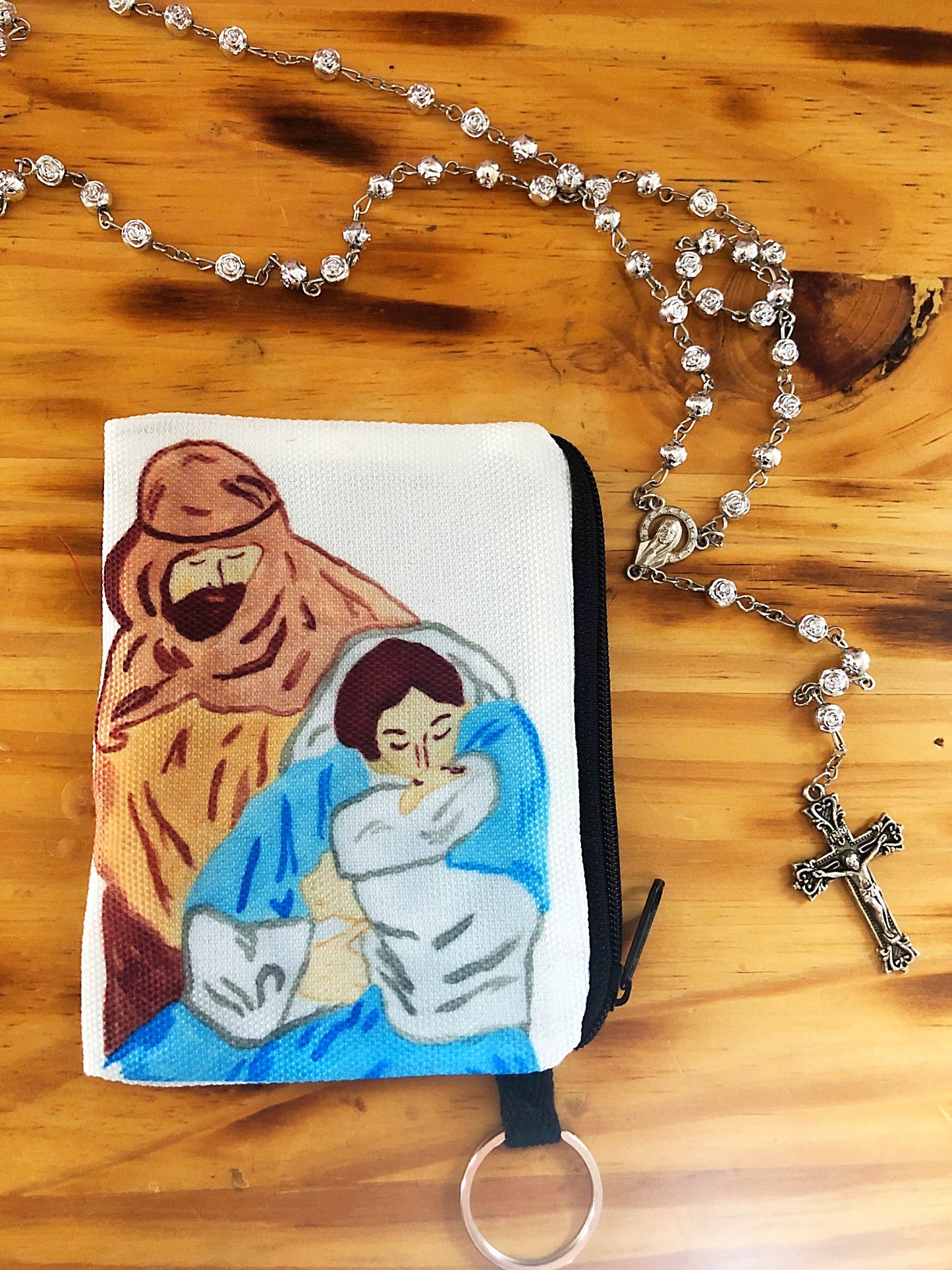 Rosary Pouch / First Communion gift / RCIA gift