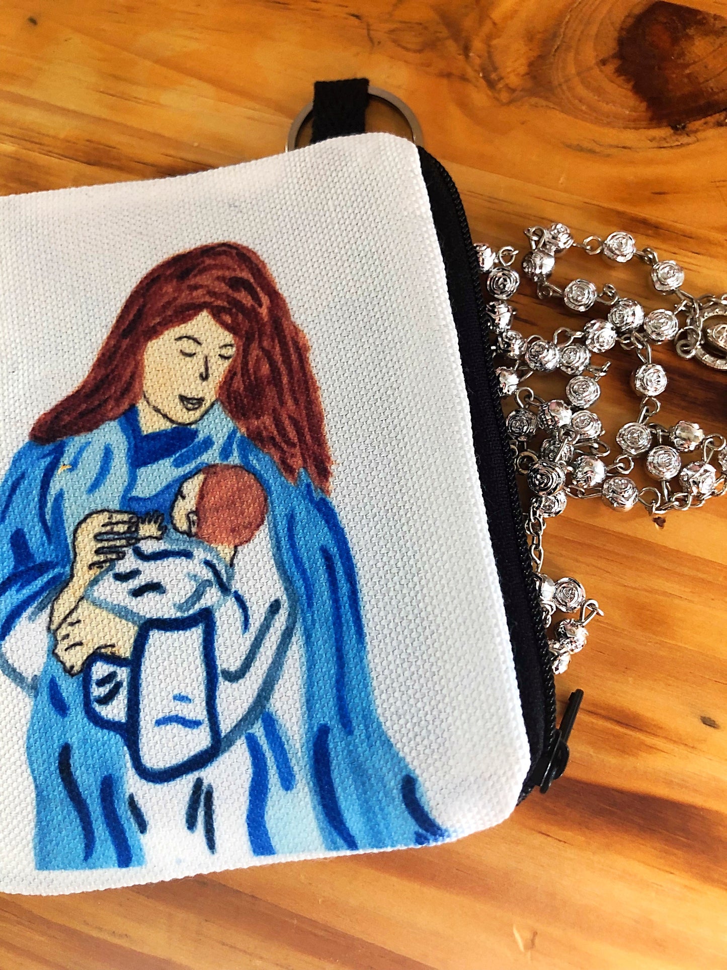 Rosary Pouch / First Communion gift / RCIA gift
