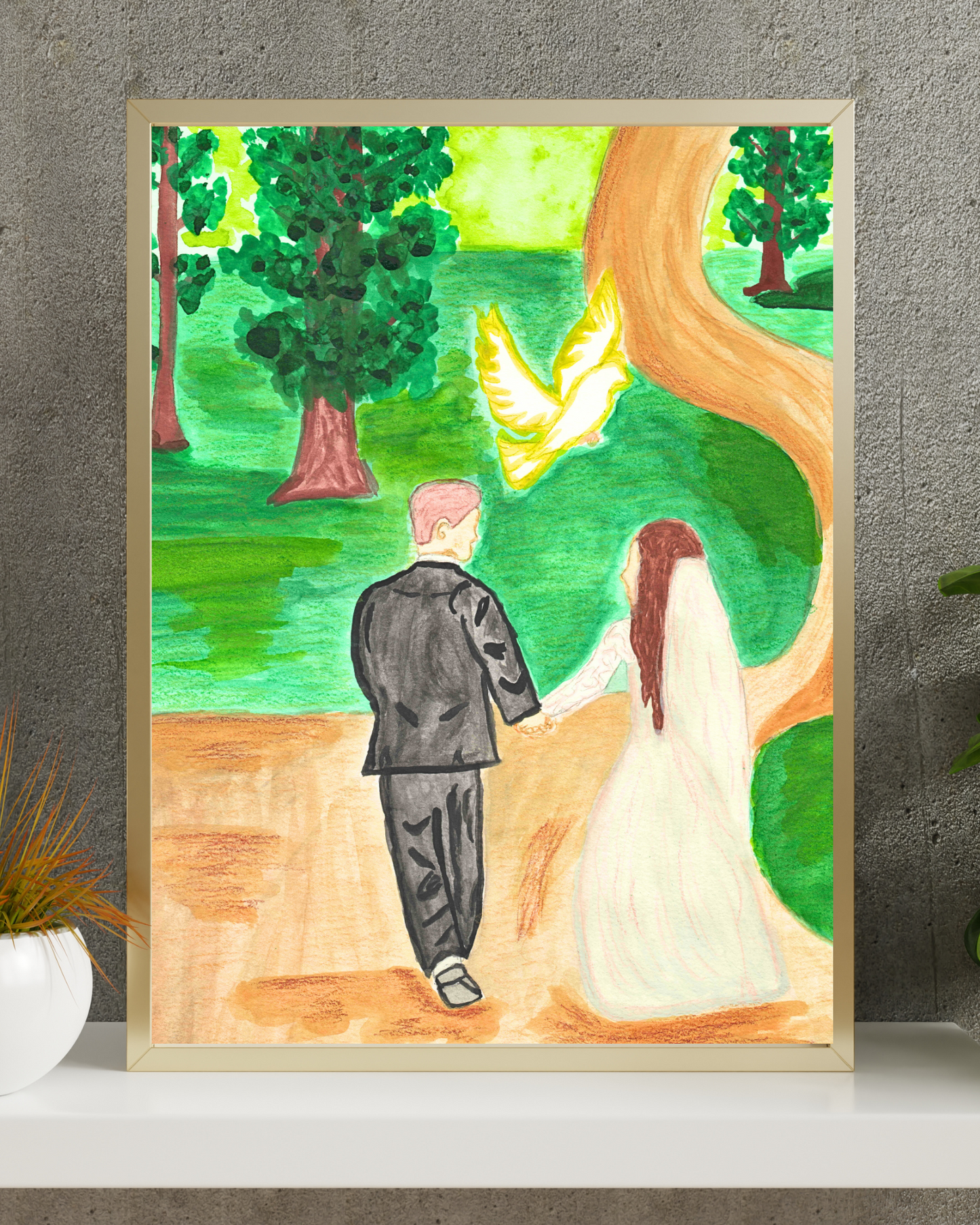 Custom Wedding Portrait