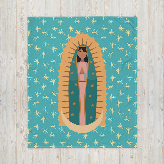 Our Lady of Guadalupe Throw Blanket