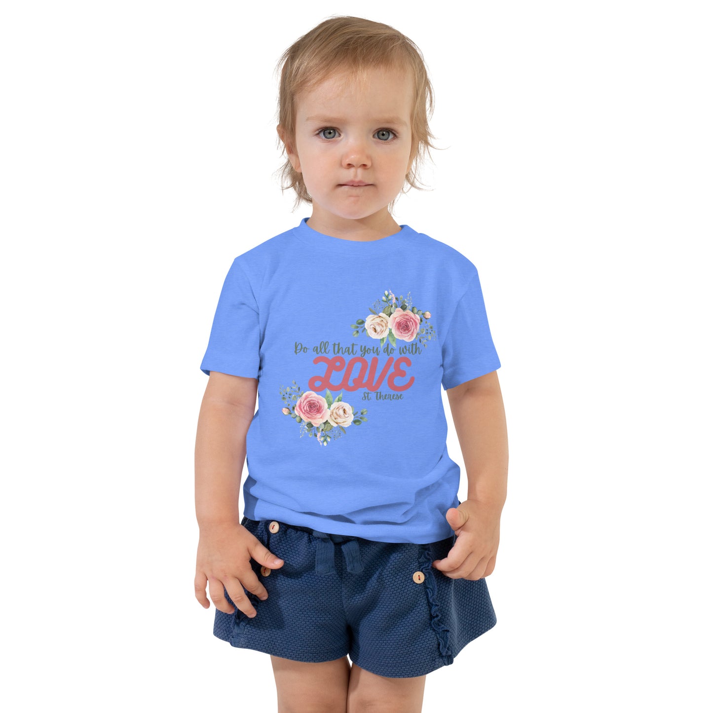 Saint Therese Toddler Short Sleeve Tee