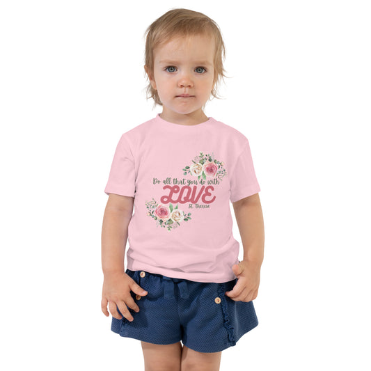 Saint Therese Toddler Short Sleeve Tee