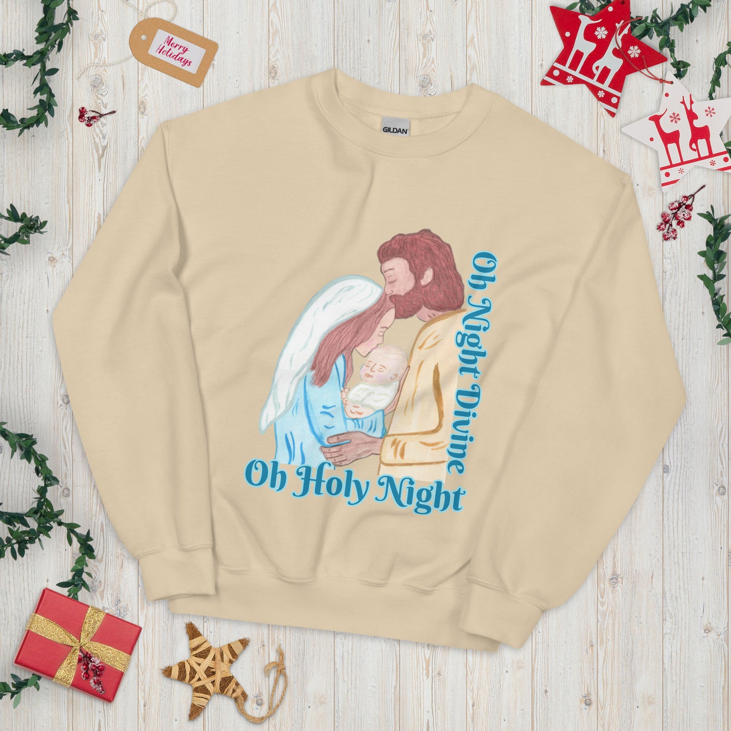 Holy Family Christmas Unisex Sweatshirt