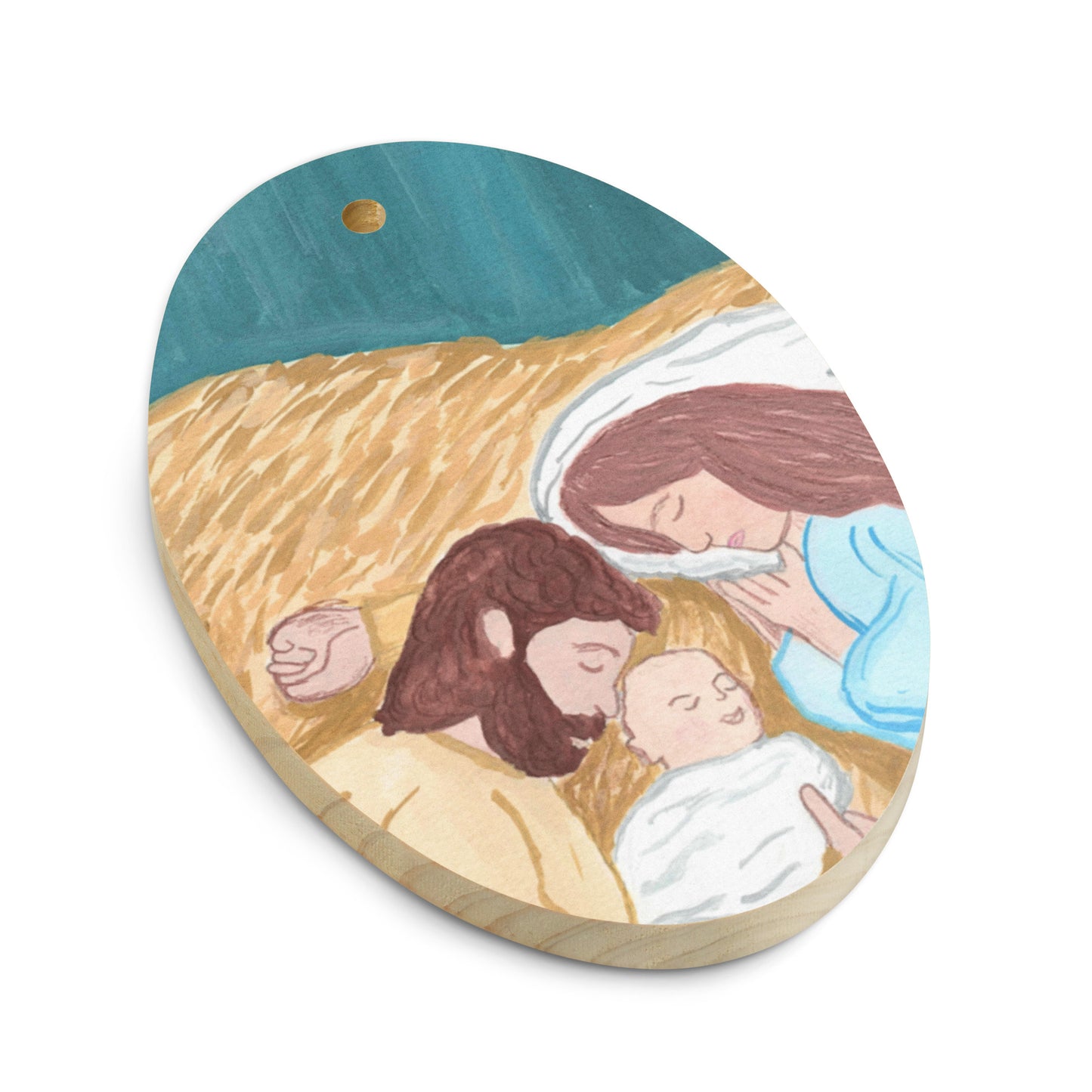 Nativity Scene Wooden ornaments