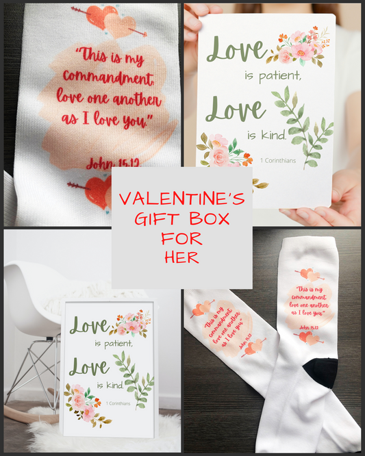 Valentine's Gift Box for Her - Catholic Valentine's Gift