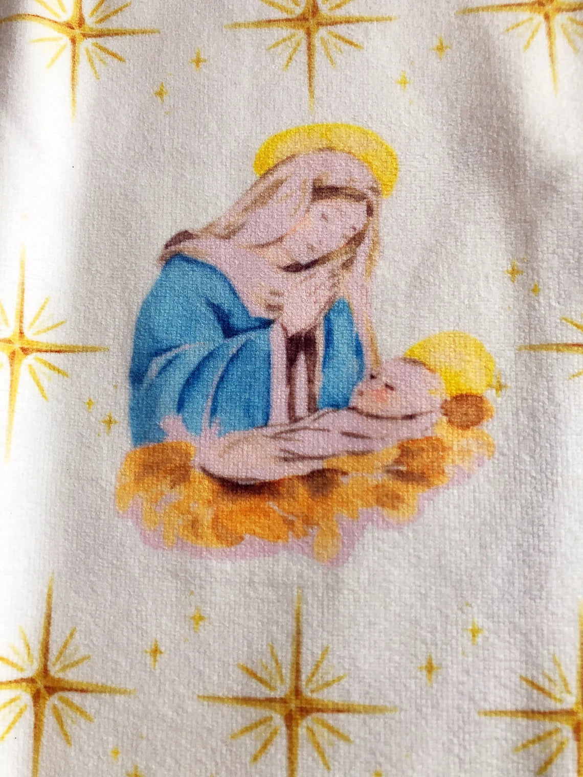 Mary and Jesus decorative towels
