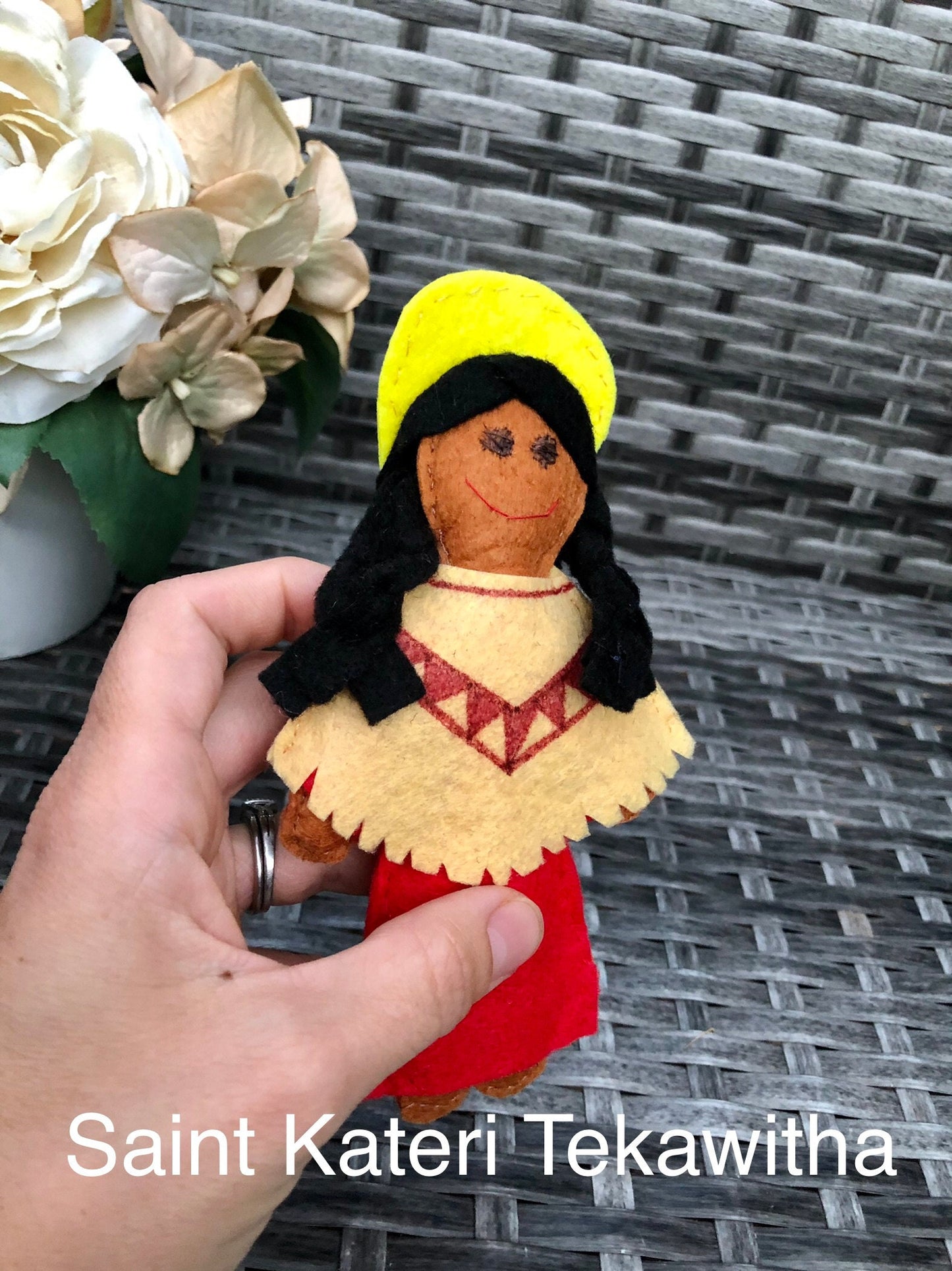 Guardian Angel Felt Doll - First Communion Gift