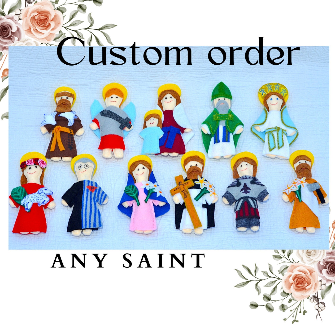 Custom Order Saint Doll - Your Saint Doll of Choice - Confirmation Gift