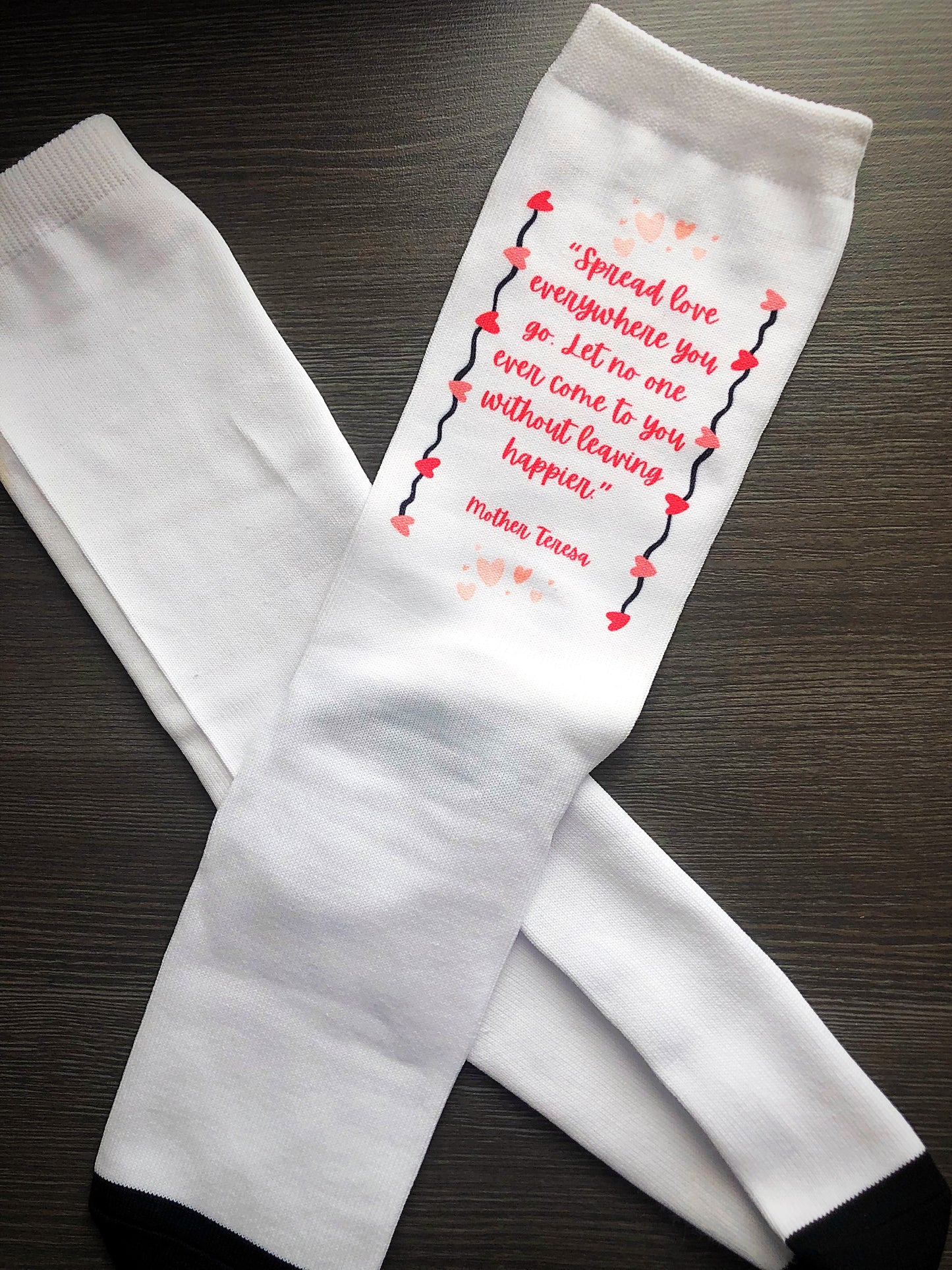 Catholic Valentine's Socks - Catholic Valentine Gift for her