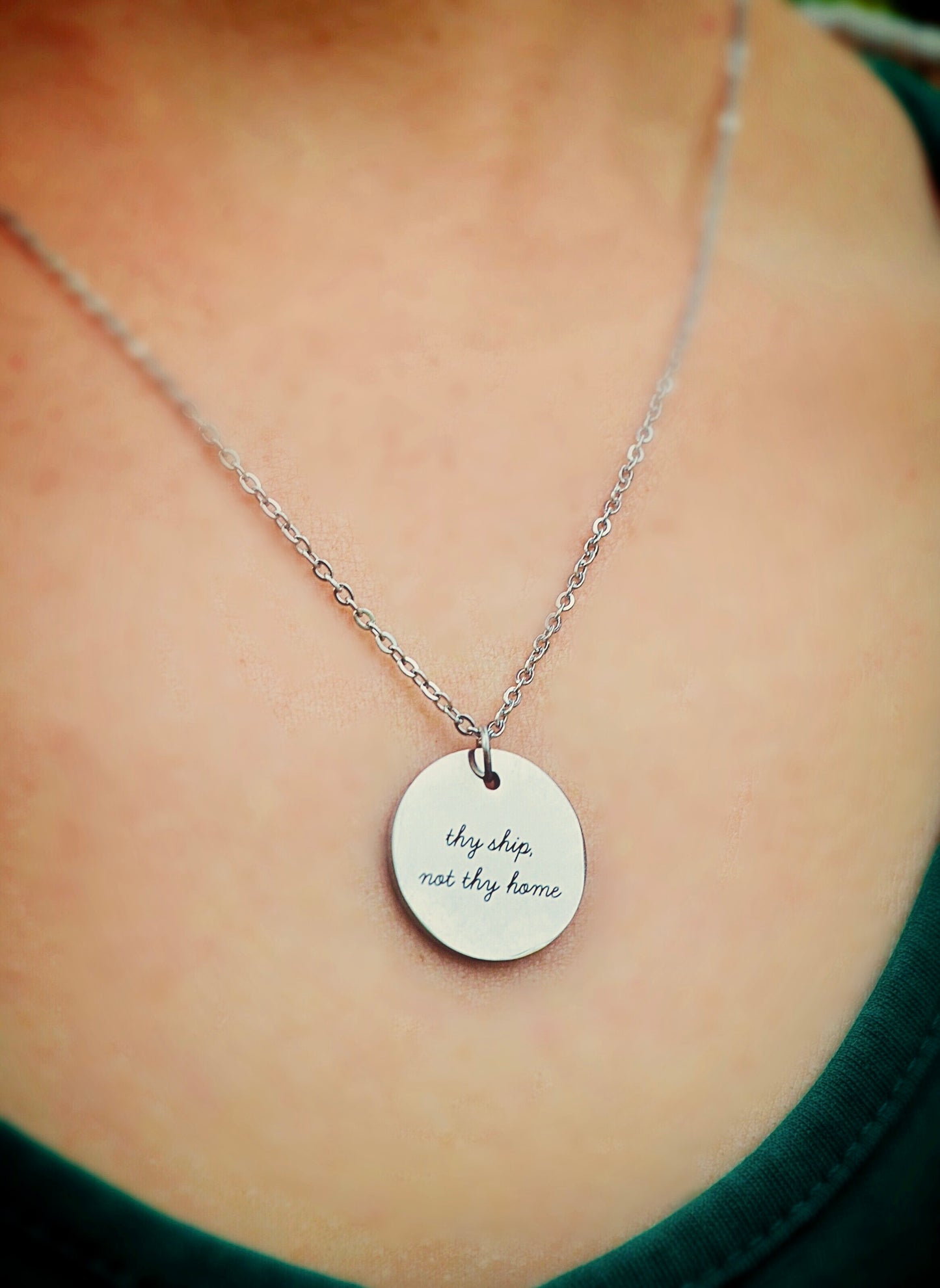Miscarriage gift Necklace - Saint Therese of Lisieux quote