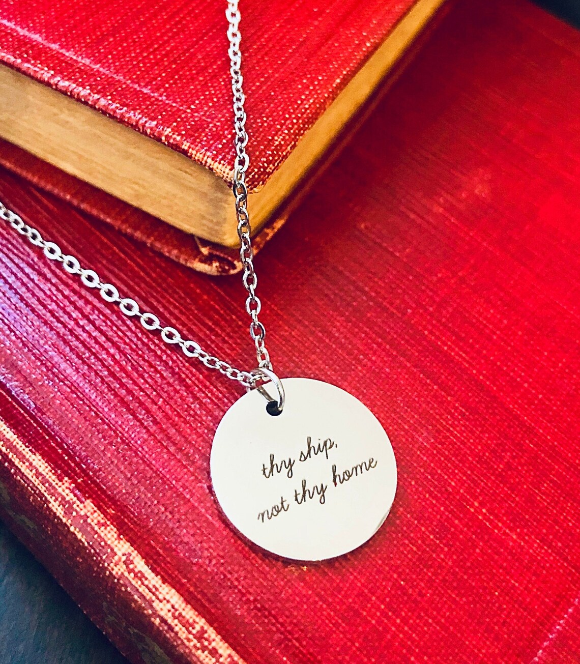 Miscarriage gift Necklace - Saint Therese of Lisieux quote